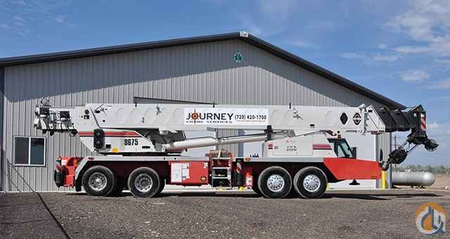 2007 Link-Belt HTC8675 Hydraulic Truck Crane, 75 Ton Crane