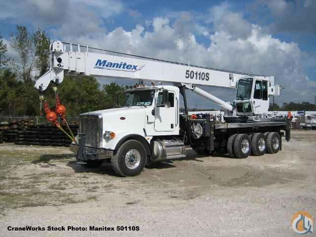 Manitex 50110S (50-Ton) With Aux Winch
