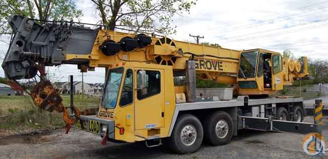 Grove TMS 875C 75 ton Hydraulic Truck Crane 2000 year model with 138' MB and 56' Luffing Jib.