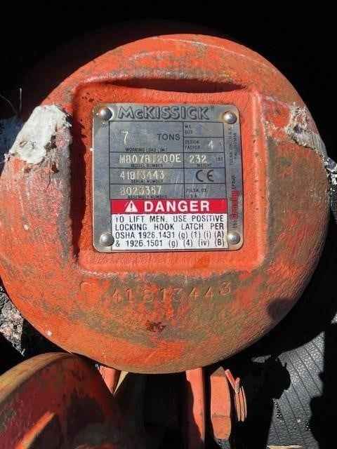 MCKISSICK 7 TON HOOK BALL