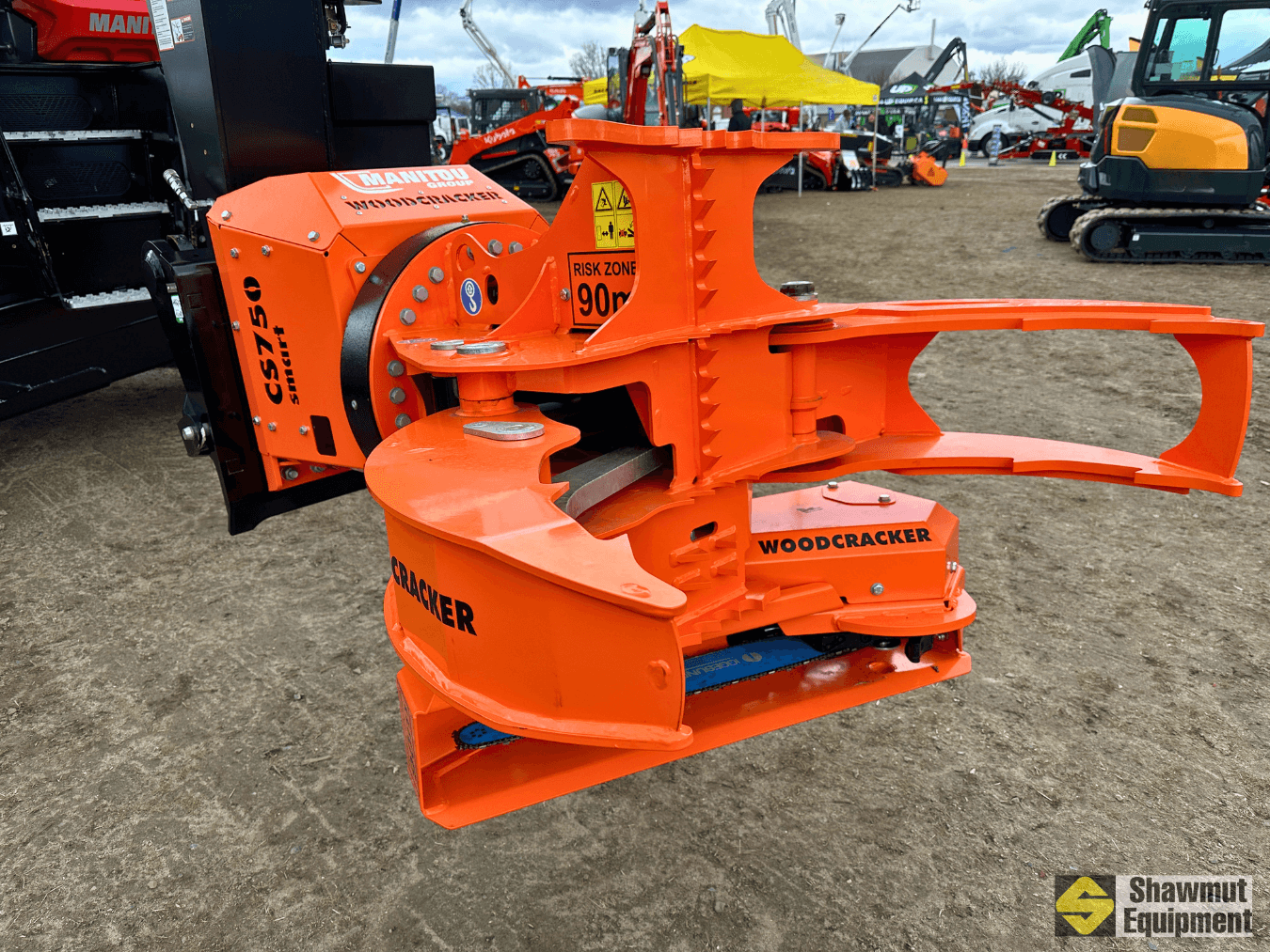 2023 Woodcracker CS 750 Smart, S/N: 04322452, for the Manitou MRT Series Rotating Telehandler