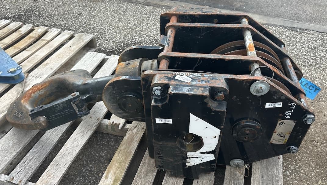 Quick Reeving Load Block: 5 Sheave, 80 ton, 3/4" wire rope