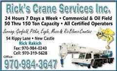 Rick's Crane Service