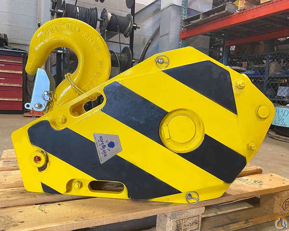 22 TON %E2%80%A2 SINGLE SHEAVE %E2%80%A2 3%2F4 WIRE ROPE