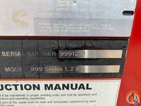 2009 Manitowoc 999 Series 1, 2 & 3