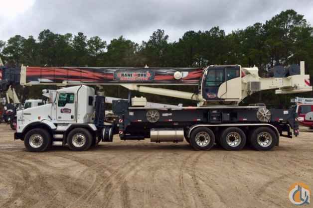 Used 2018 Terex Crossover 8000 boom truck on Kenworth T800 chassis