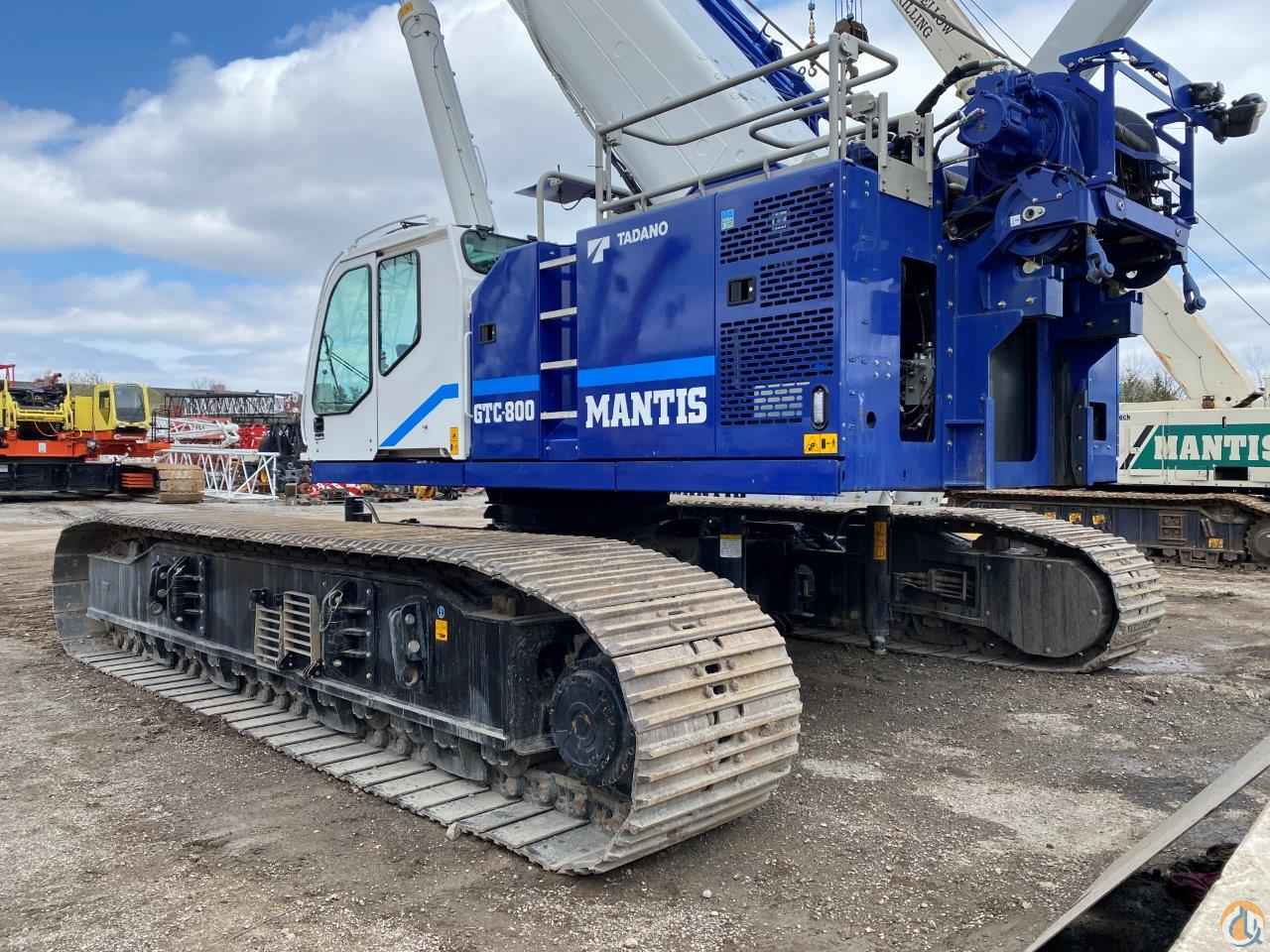 2019 Tadano-Mantis GTC800 - 88 ton Tele Crawler