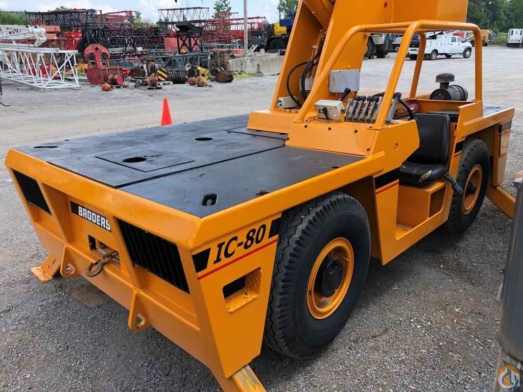 2008 Broderson IC80-2G 9 ton carry deck