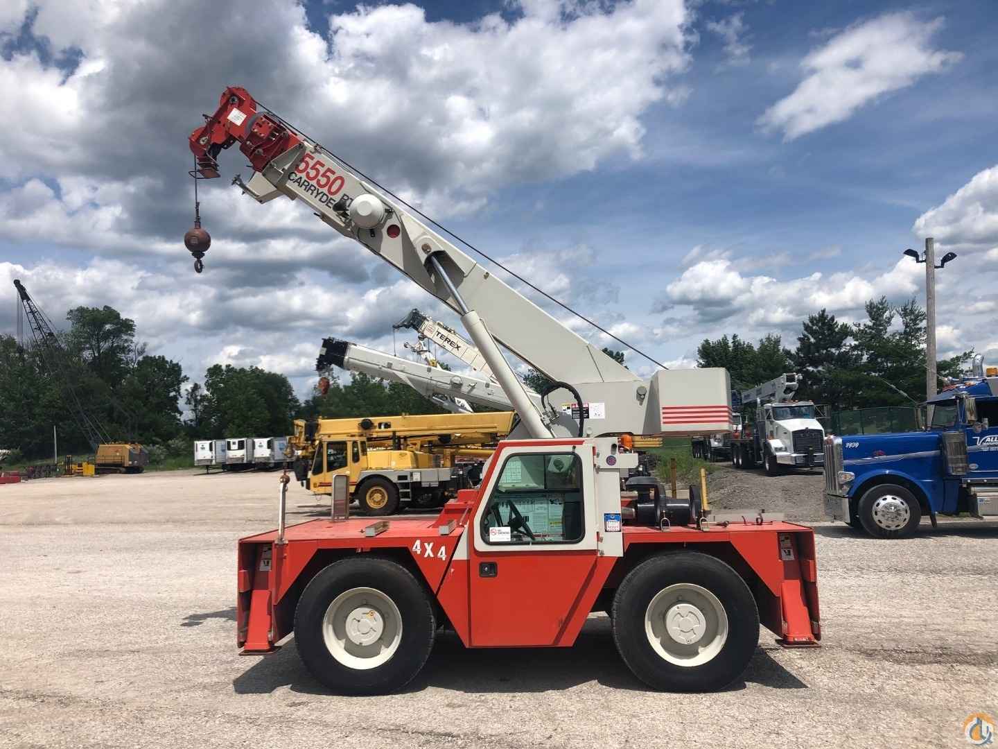 1999 Shuttlelift 5550RT 15 ton carry deck dual fuel 4x4