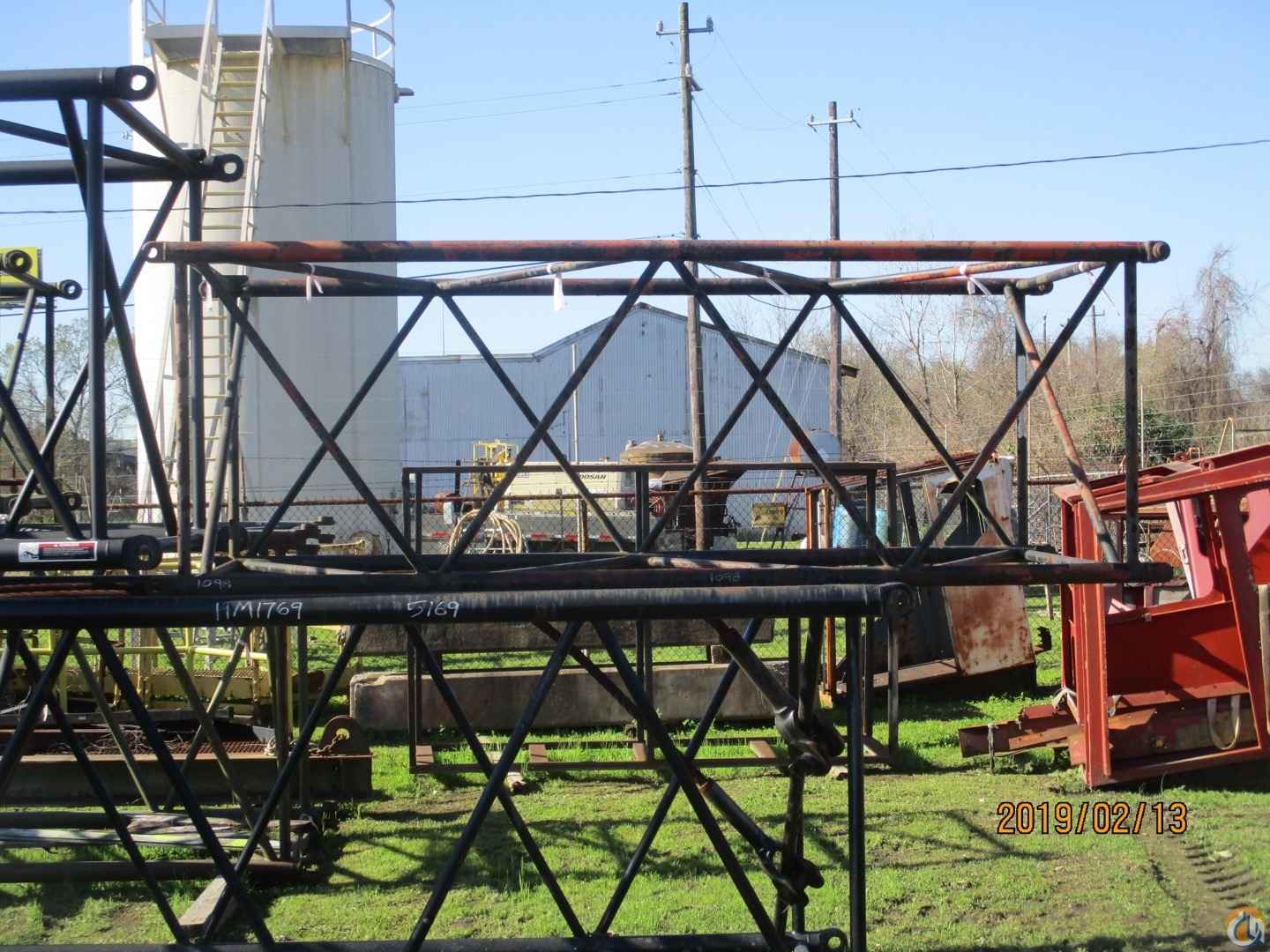 Link-Belt HC78 10' Tubular Insert, 218H2, 218H5, 218HSL Luffing Insert