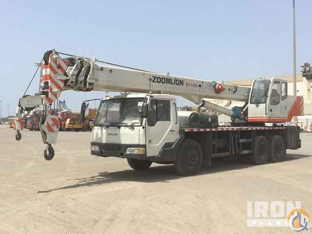 2013 Zoomlion QY16H431 Hydraulic Truck Crane