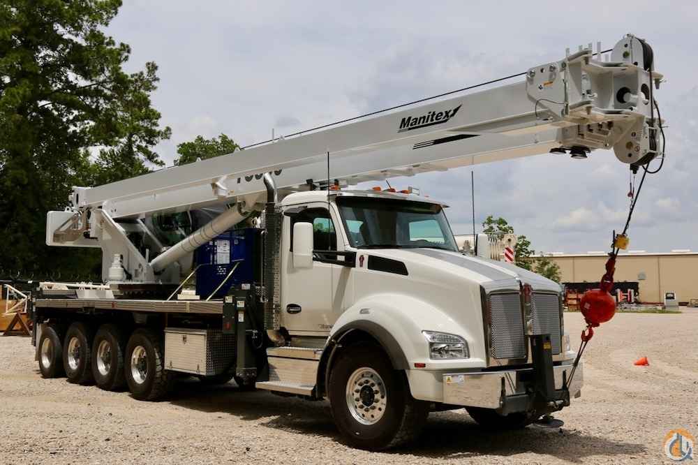 New Manitex TC50155SHL boom truck crane mounted to 2019 Kenworth T880 chassis