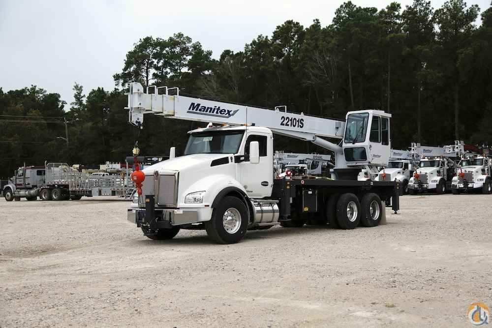 New Manitex 22101 S boom truck crane mounted to 2019 Kenworth T880 chassis