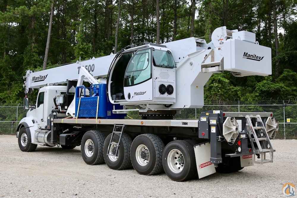 New Manitex TC50155SHL boom truck crane mounted to 2019 Kenworth T880 chassis