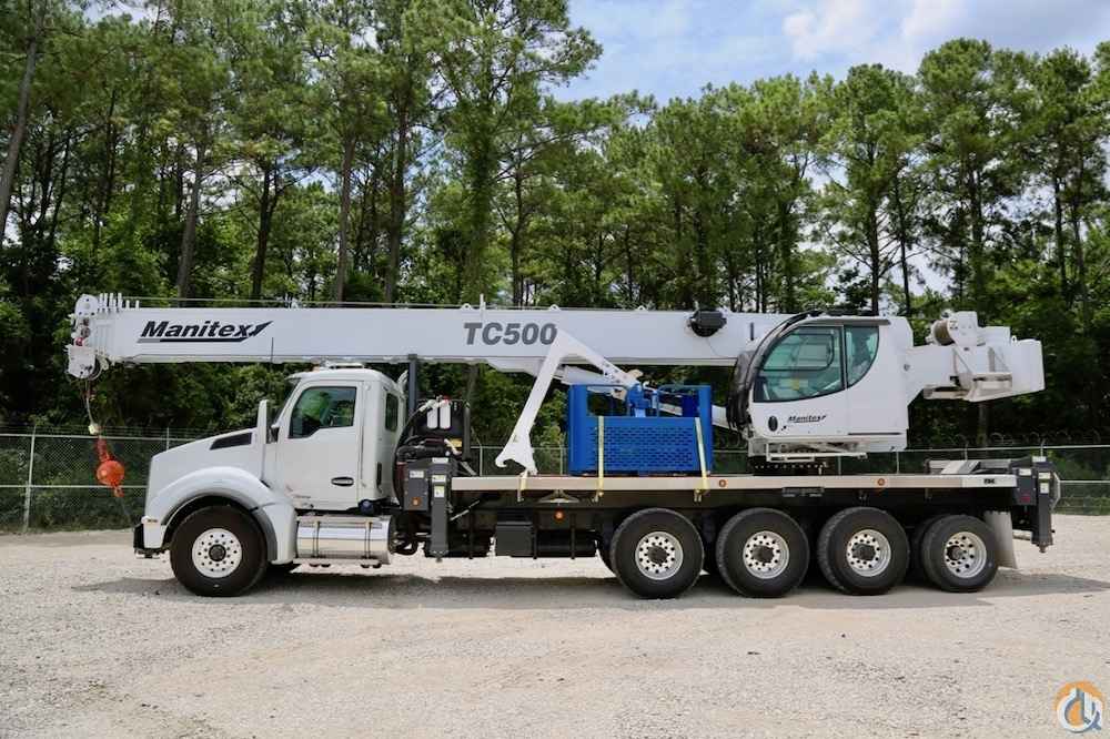 New Manitex TC50155SHL boom truck crane mounted to 2019 Kenworth T880 chassis