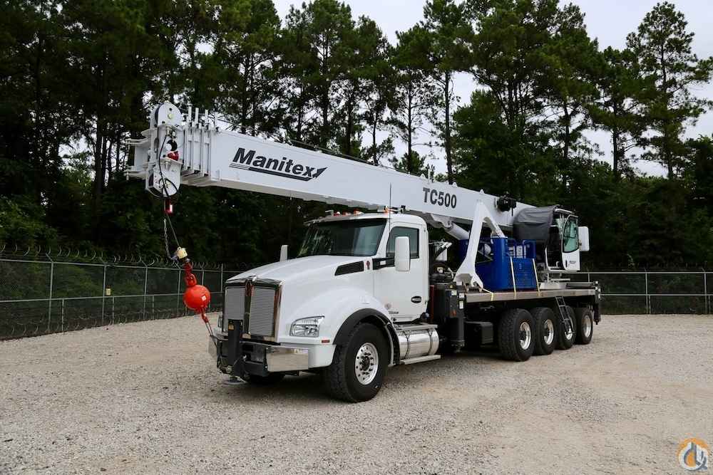 New Manitex TC50155SHL boom truck crane mounted to 2019 Kenworth T880 chassis