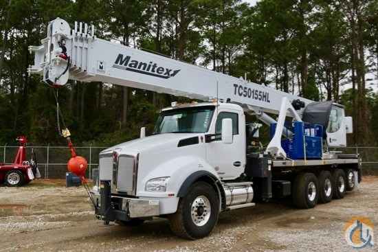 New Manitex TC50155SHL mounted to 2019 Kenworth T880 chassis