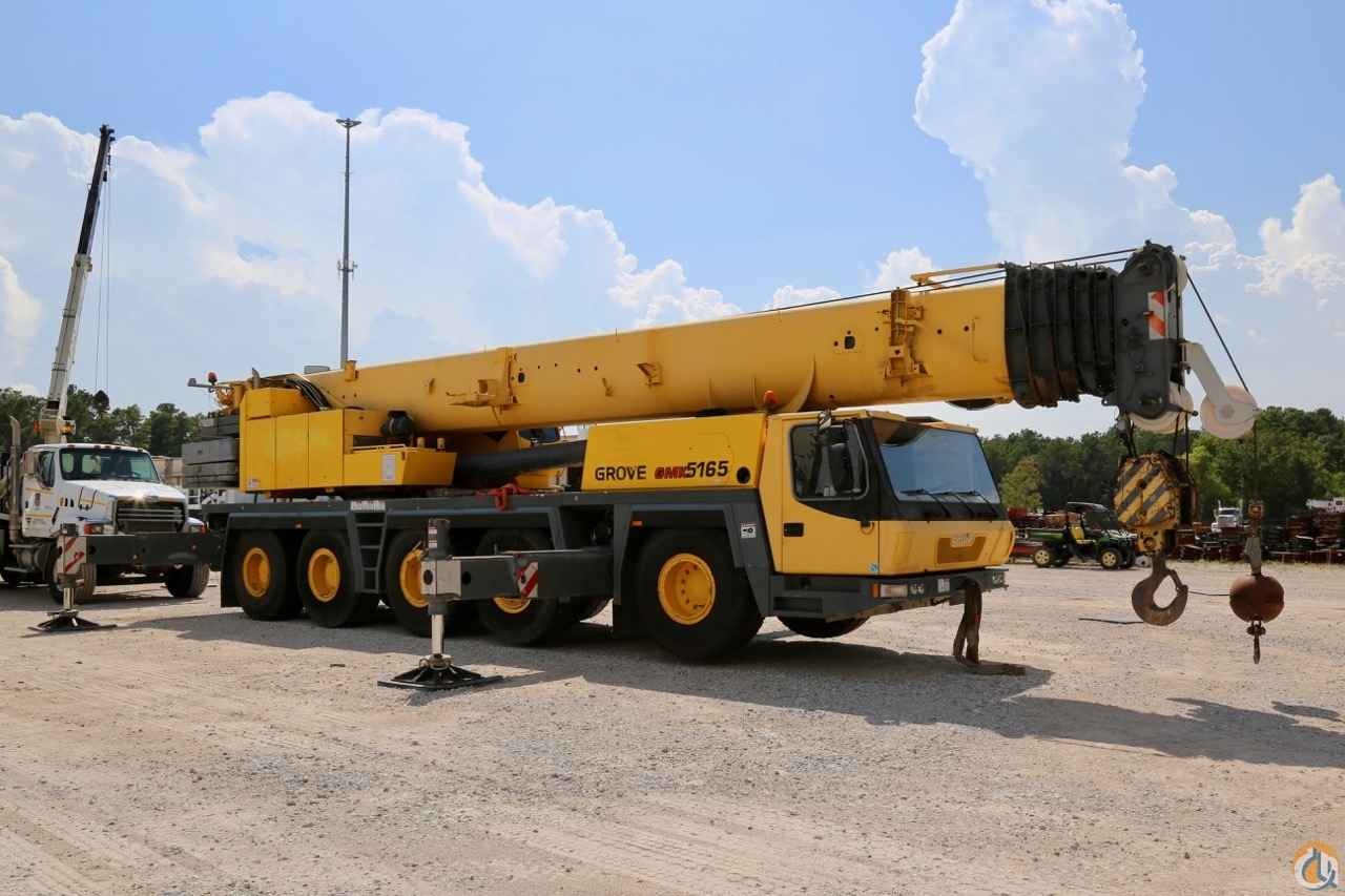 Used 2005 Grove GMK5165 all terrain crane