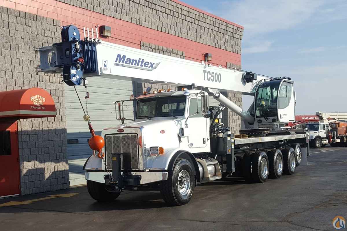 New TC500 50 ton Manitex on Peterbilt Tri-drive