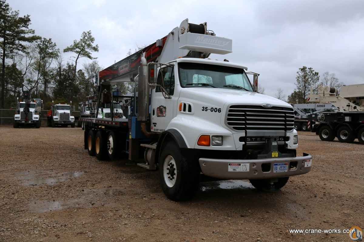 MANITEX 35124C INSTALLED ON 2007 STERLING LT 9513 CHASSIS