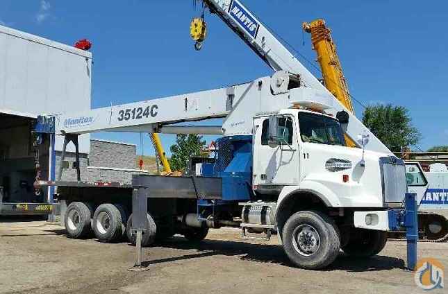 Manitex 35 ton 124 boom 6x6 chassis