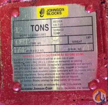 12 Ton Overhaul Ball