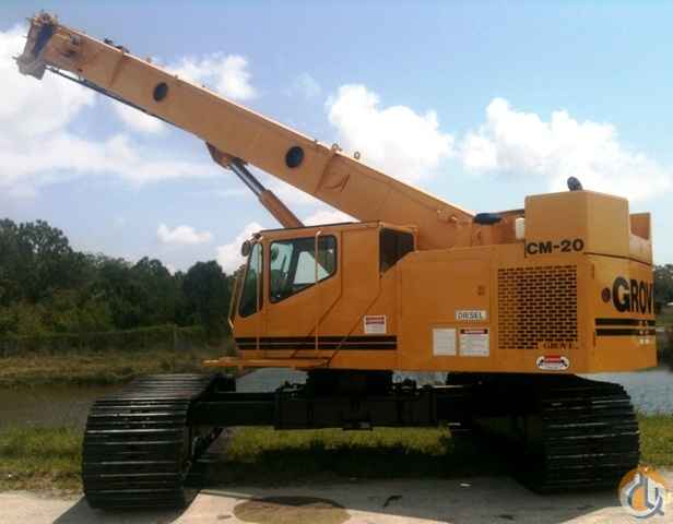 GROVE CM20 22 TON CRAWLER CRANE
