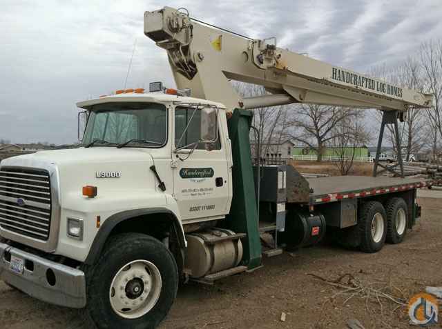 1996 Terex 4792 (Simon-Ro) Crane mounted on 1996 Ford L9000 Truck.