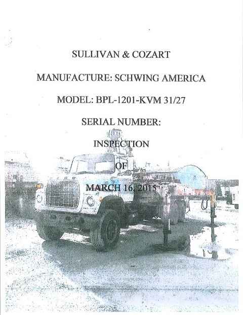 Schwing Concrete Pump