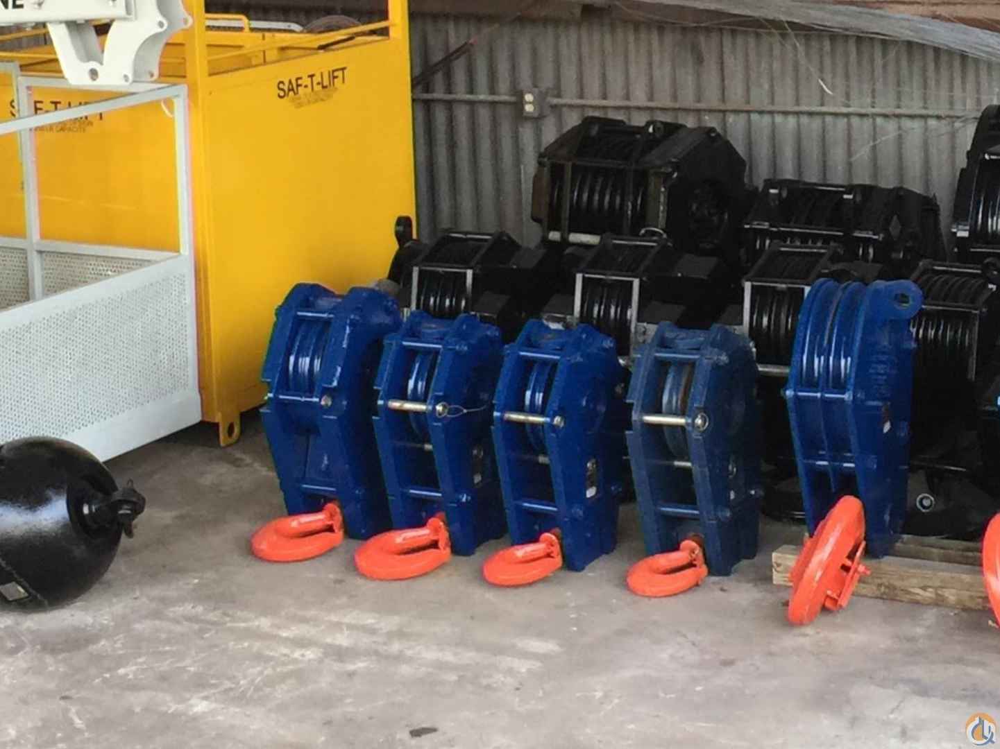 15-20T quick reeve McKissick blocks, fits Terex, Grove, Linkbelt, National, Manitex, RO, Altec, Elliot and others