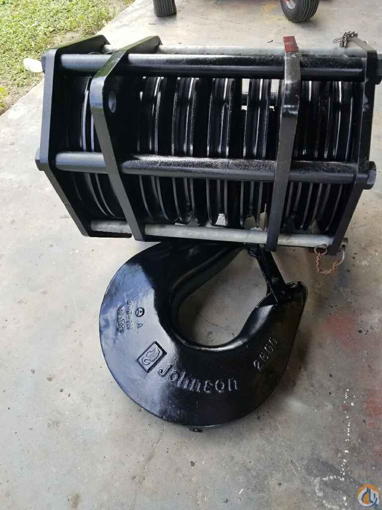130 ton Hook Block Gunnebo Johnson QRJ Grove GMK5165, RT5130, GMK5120, GMK5130